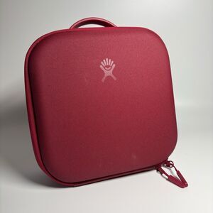 Hydro Flask Small Kids Insulated Lunch Box Red Maroon Peony